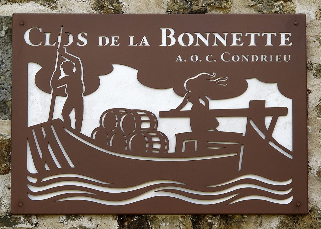 L’enseigne du Clos de la Bonnette