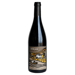 Bouteille de vin Syrah biologique vieilles vignes