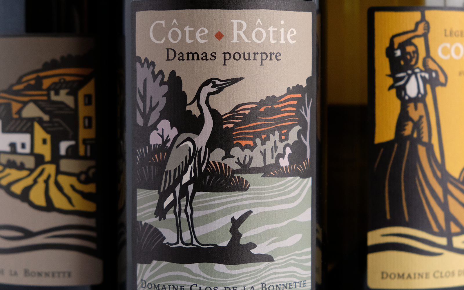 Côte-Rôtie Gamme Damas Pourpre, vin biologique du clos de la Bonnette