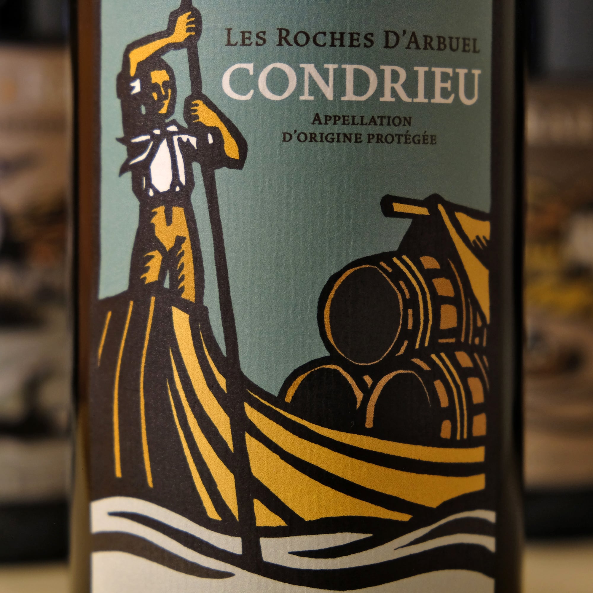 Photo étiquette Condrieu Les Roches d'Arbuel